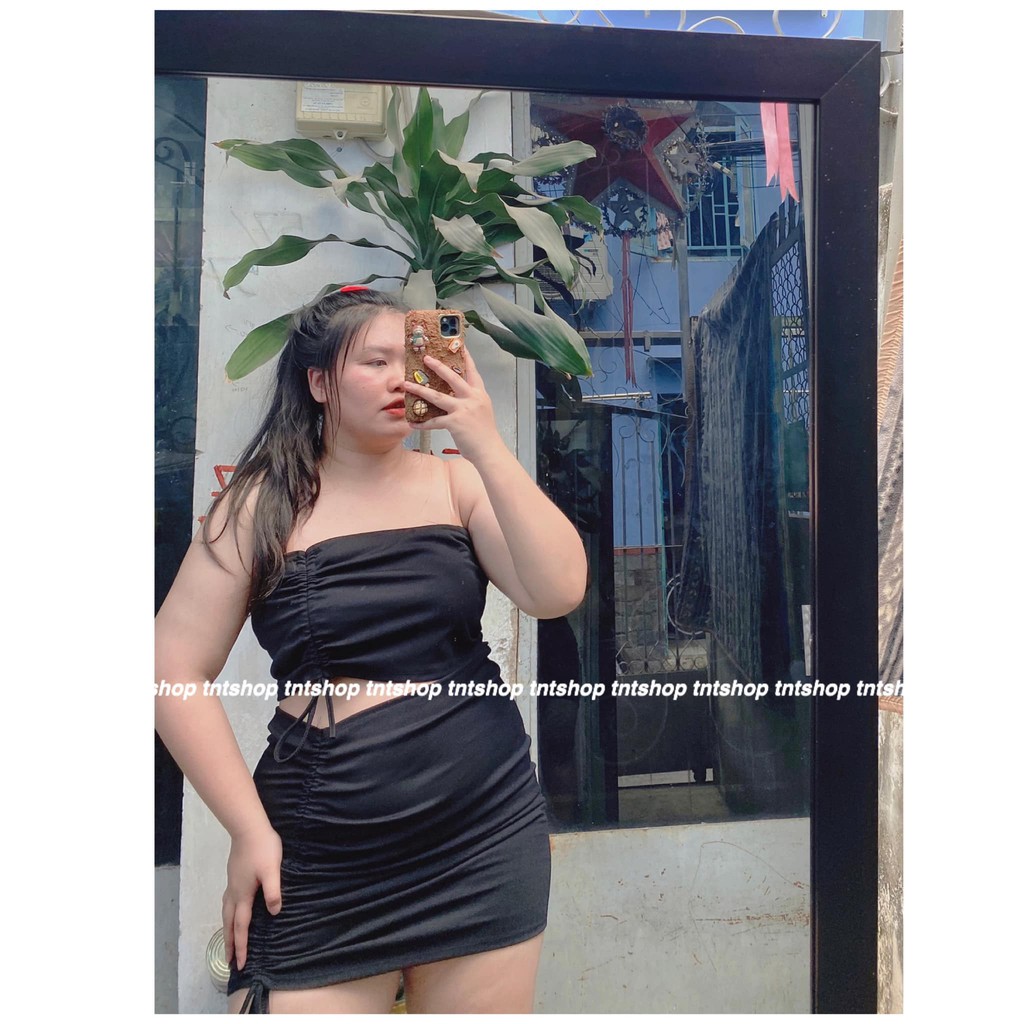 [Mã FATHANG5 giảm 10K đơn 50K] ĐẦM BODY RÚT HỞ EO BIGSIZE 60-90KG. HÌNH THẬT 100% | BigBuy360 - bigbuy360.vn