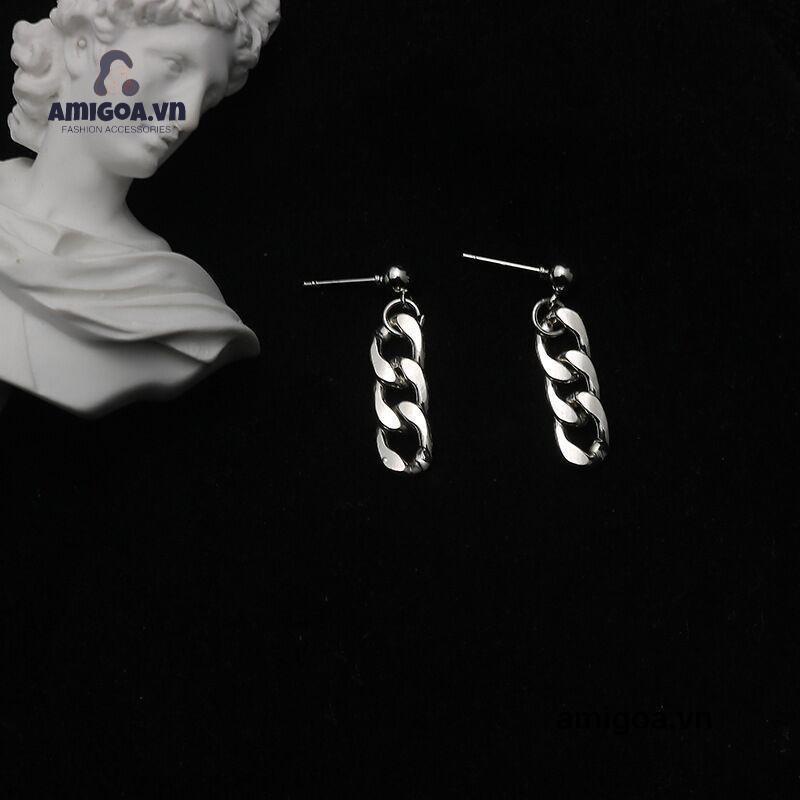 ✨✨Bông tai sợi xích cá tính đơn giản cá tính phong cách Hàn Quốc