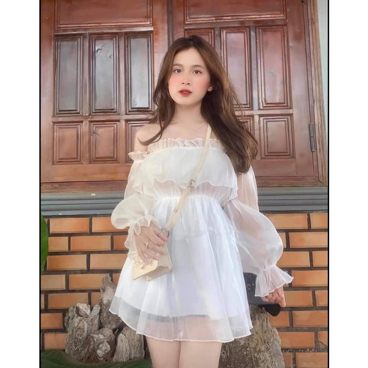 ( Ảnh Thật ) - Áo Trễ Vai Chất Đũi Tơ Siêu Hót  Hình Chụp Thật 100% - Zadola fashion