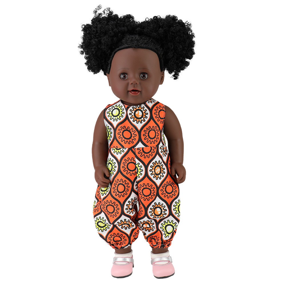 Búp Bê Bé Gái Nhựa Cao Cấp Nathaniel 43 cm Mắt Chớp _Girl 18 inch Doll