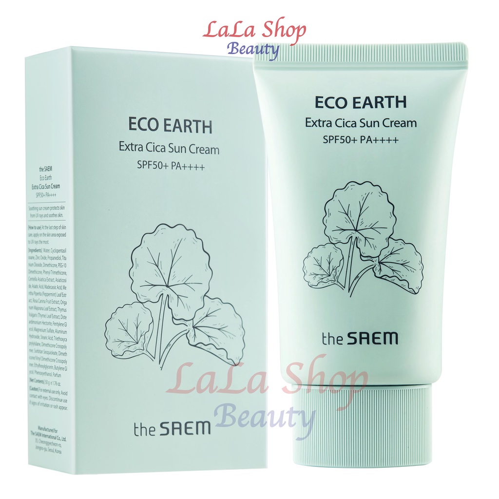 Kem Chống Nắng THE SAEM ECO EARTH POWER SUN CREAM (SPF 50+/PA)++++