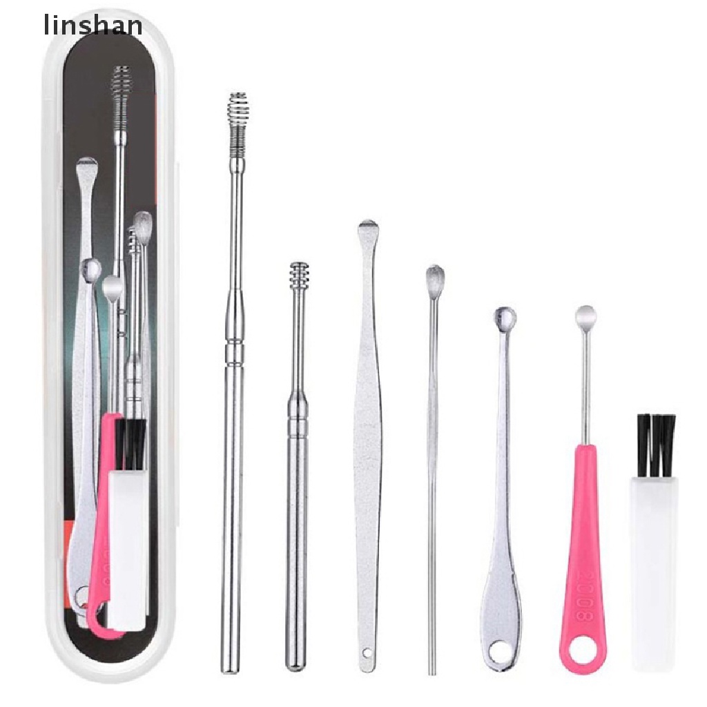 Bộ 7 Dụng Cụ Lấy Ráy Tai Bằng Inox Tiện Dụng