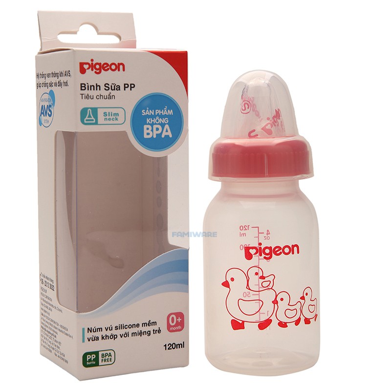 Bình sữa Pigeon PP 120ML và 240ML