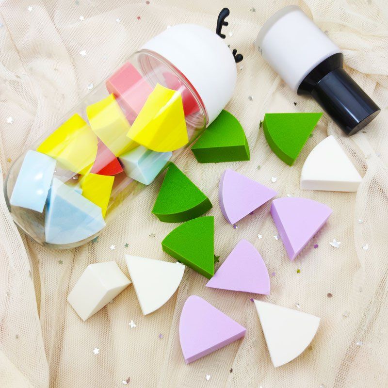 HỘP 12 MÚT TÁN SỪNG HƯƠU ĐÁNH PHẤN-KEM NỀN SIÊU BỀN