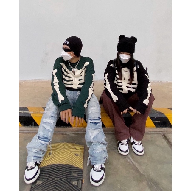 CZ SKELETON SWEATER ( Áo Nỉ )