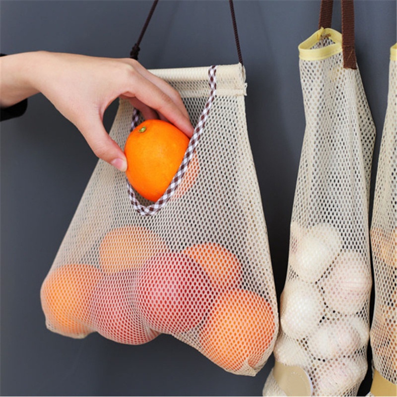 Túi Lưới Treo Đựng Hành Tỏi / Rau Củ Tiện Dụng Cho Nhà Bếp