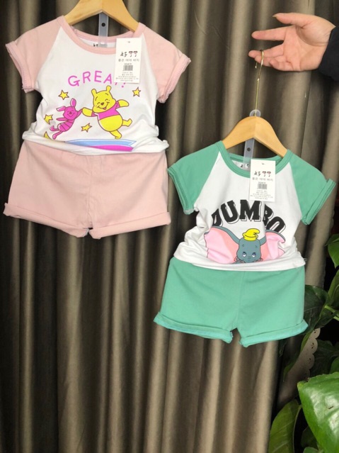 Combo 3b cotton hè kute cho bé