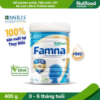 Sữa Bột Famna số 1, 2, 3, 4 lon 400g