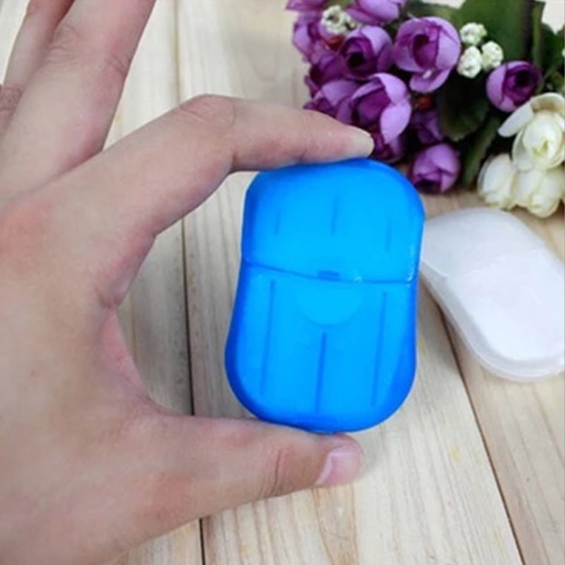 Hộp xà phòng giấy mini tiện dụng khi đi du lịch