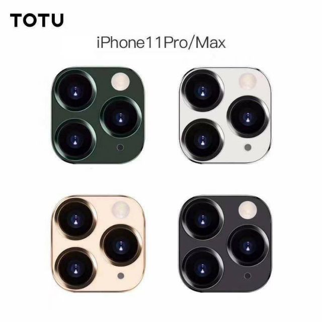Miếng dán Totu bảo vệ camera iphone 11/ 11 Pro/ 11 Pro Max ( Nhiều Màu)