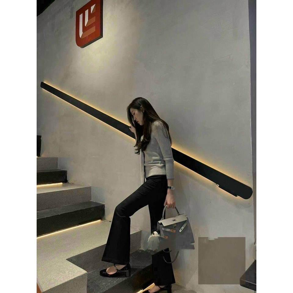 Quần đen ống vẩy karen milen E613