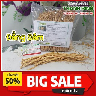 Đẳng Sâm 500g - Dược Liệu Cao Cấp Hàng Công Ty