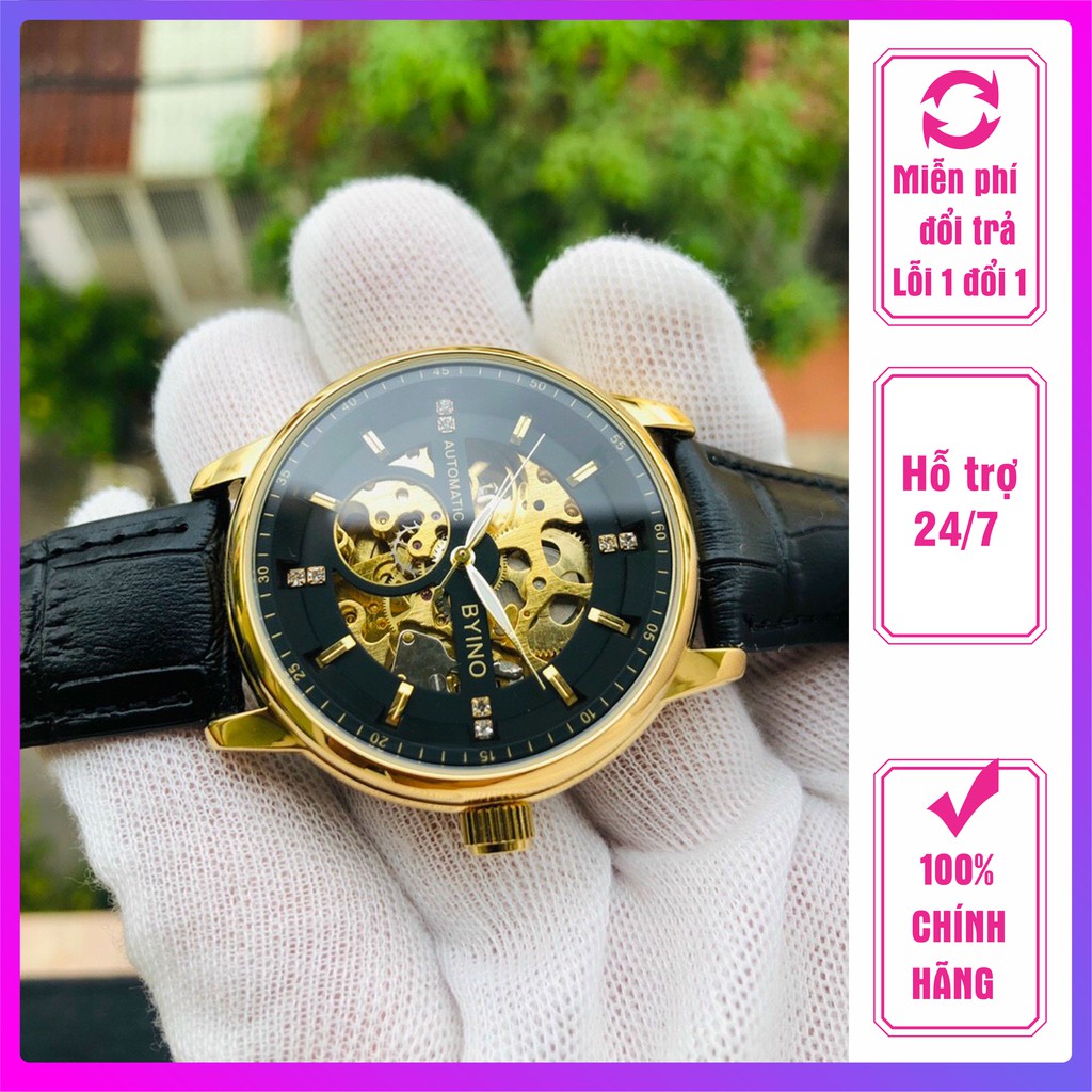 Đồng hồ cơ nam Tevise cơ tự động thiết kế lộ cơ 2 mặt nhìn máy cơ chuyển động cực đẹp mắt [ Đồng Hồ Cơ nam ] | BigBuy360 - bigbuy360.vn