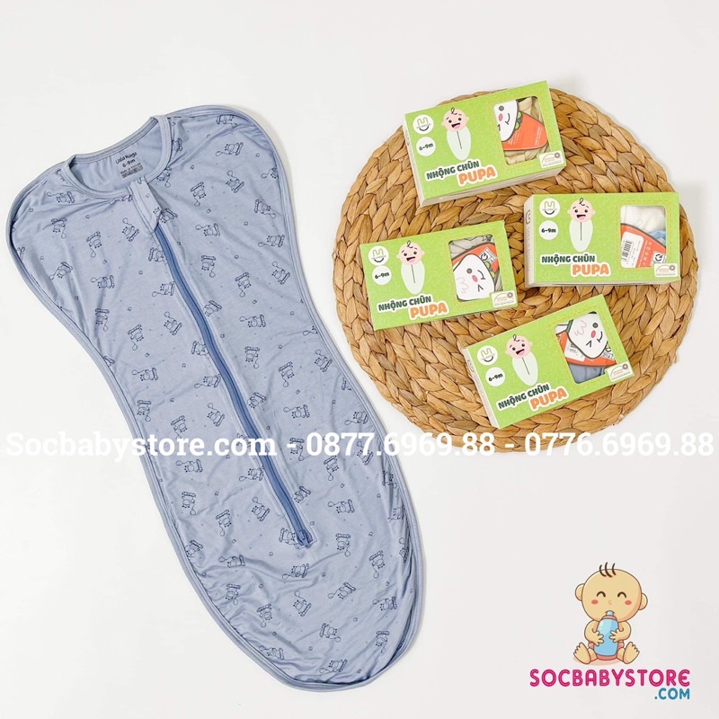 Túi ngủ / Nhộng chũn Ualarogo / THT (Sóc Baby) / Mompa / Poro cho bé
