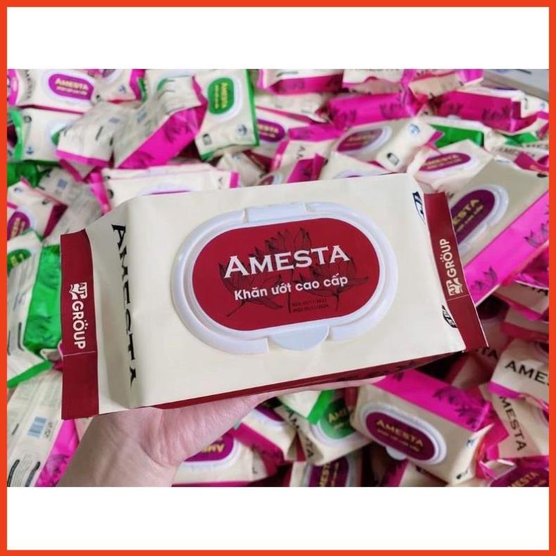 Khăn giấy ướt AMESTA không mùi chính hãng vào cấp 120 tờ date