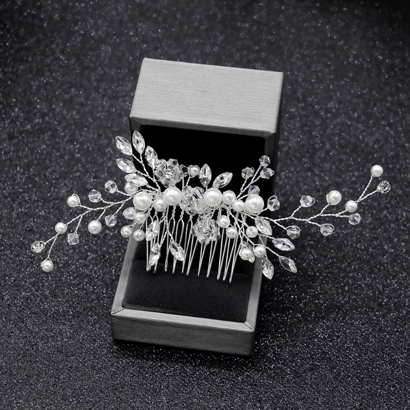 Bride Comb Women Pearl Jewelry Hair Ornaments Bridal Wedding