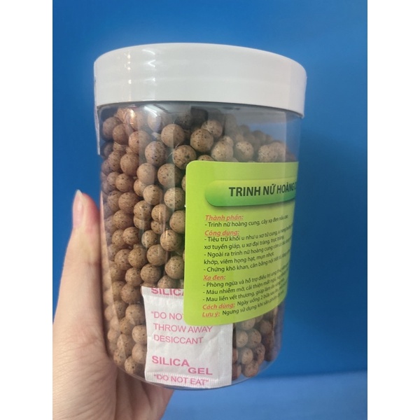 500G Viên trinh nữ hoàng cung cao xạ đen