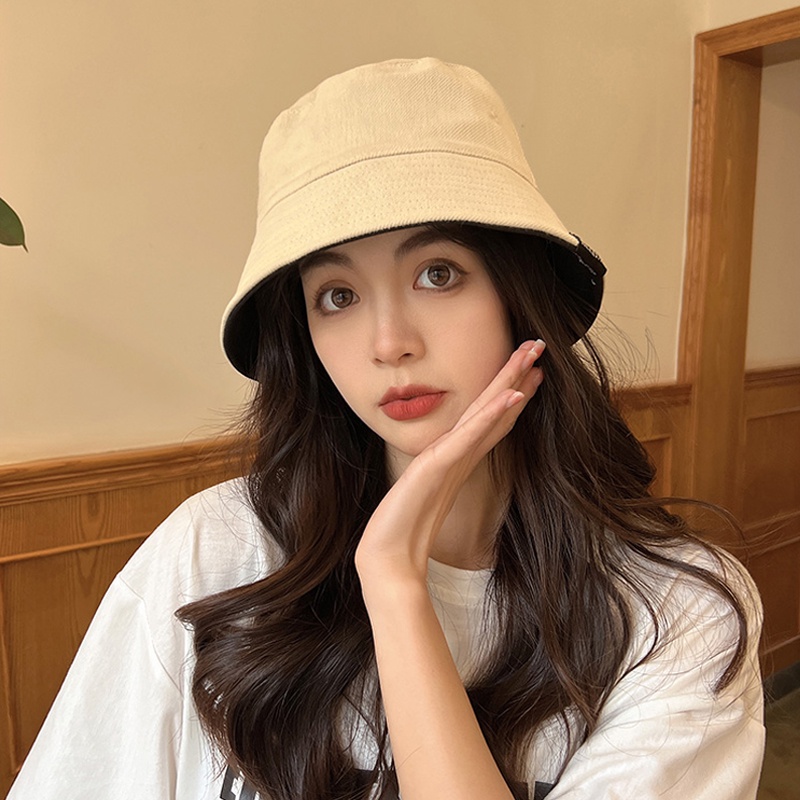 Mũ bucket kaki hai da beacause life hot trend