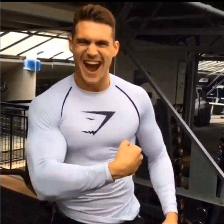 Áo Dài Tay GYMSHARK Logo To Cao Cấp