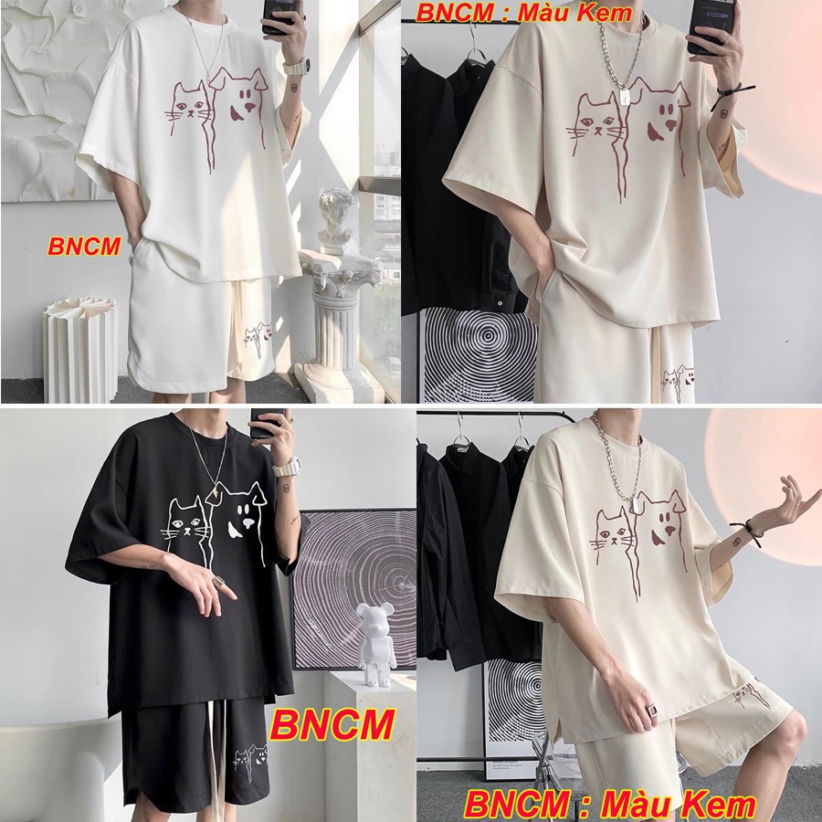 BỘ nam hè .Bộ nam unisex phong cách Hàn quốc mã BNCM