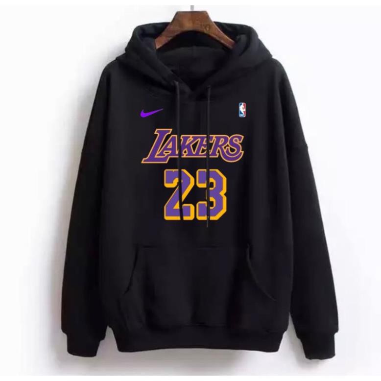 Áo Lakers James 23 NBA Hoodie jacket for ADULT/KIDS/PLUSSIZE