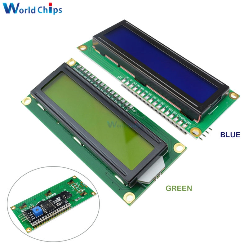 Lcd1602 1604 Mô-đun LCD Màn hình xanh / vàng xanh 16x2 Nhân vật Màn hình LCD PCF8574T PCF8574 IIC Gi