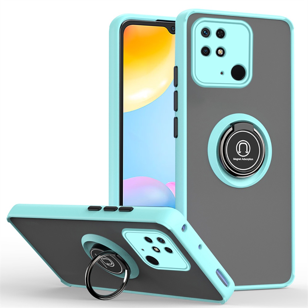 Ốp Điện Thoại PC Cứng Nhám Chống Sốc Có Vòng Đỡ Từ Tính Cho Xiaomi Redmi 10C 10A Redmi 10 C C10 Redmi10C10A