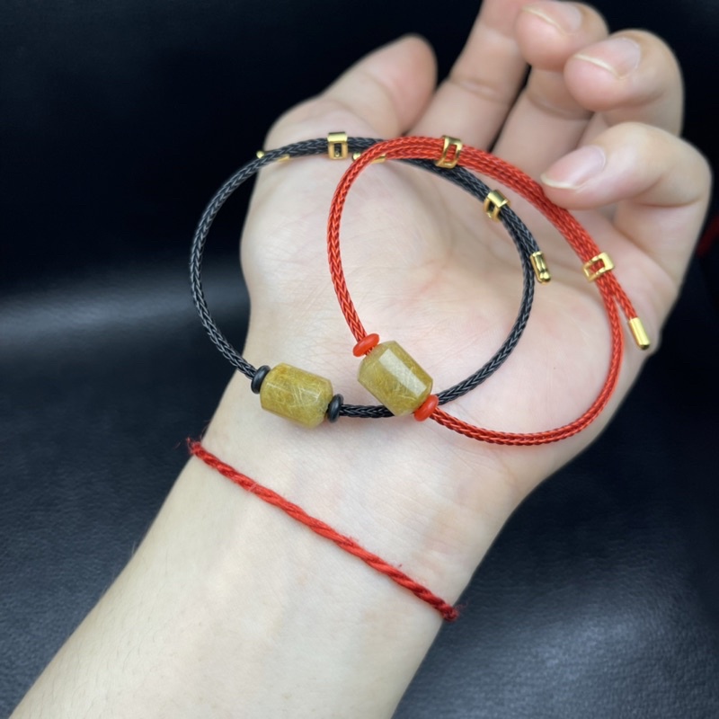Vòng Tay Lu Thống Tóc Vàng - Vạn Sự Hanh Thông