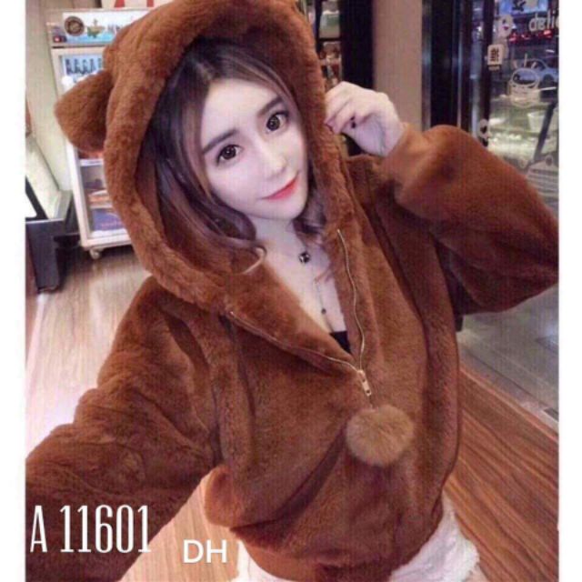 Áo lông tai gấu 2 lớp cực đẹp_DH1800 TUYỂN SỈ | BigBuy360 - bigbuy360.vn