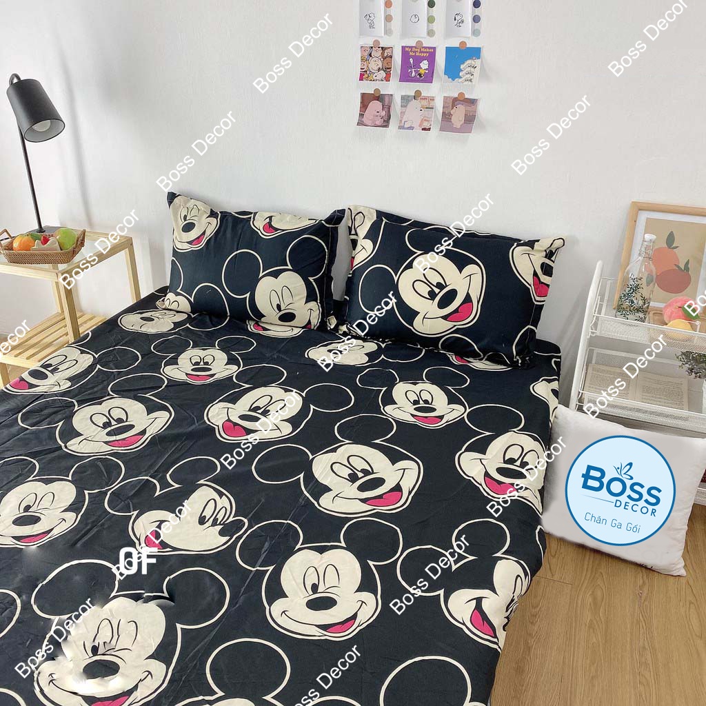 Bộ ga giường vỏ gối, bộ ga nệm mềm mại thoáng mát, bo chun miễn phí mẫu mã đa dạng | BigBuy360 - bigbuy360.vn