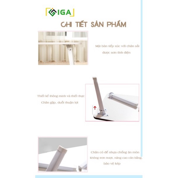 Bàn Học Gấp Gọn IGA Đa Năng Phù Hợp Với Mọi Người Phong Cách Hiện Đại - GP154