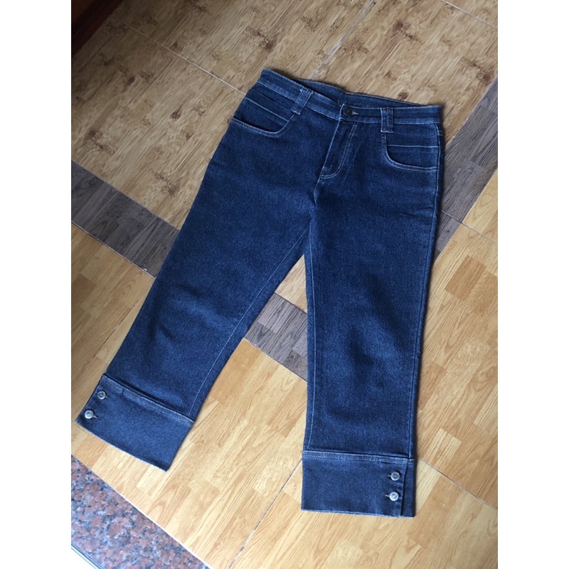 Thanh lý quần bò jeans nữ lửng thanh lí quần jean nữ size L XL l xl siêu đẹp