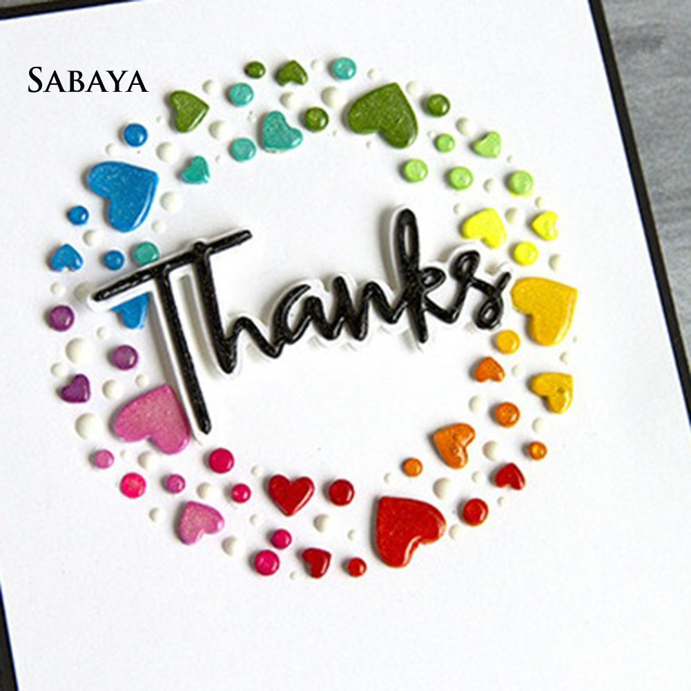 Khuôn cắt giấy thép carbon tạo khung viền tròn cho trang trí scrapbook