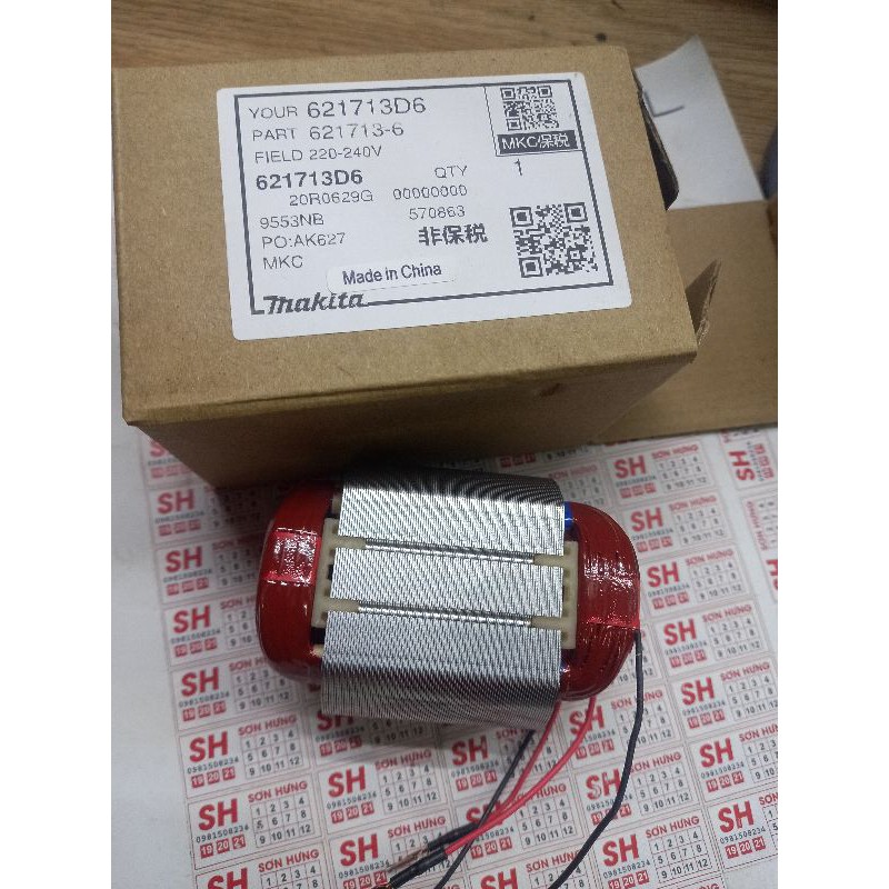 Stator  máy  mài  makita  9553B