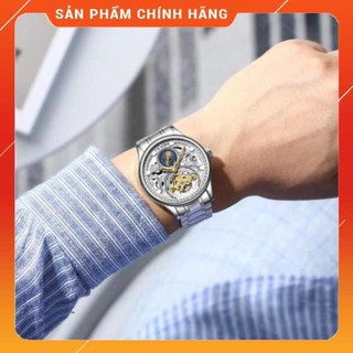 Đồng hồ cơ nam tevise hayden- dây thép đúc đặt - quý ông thời thượng