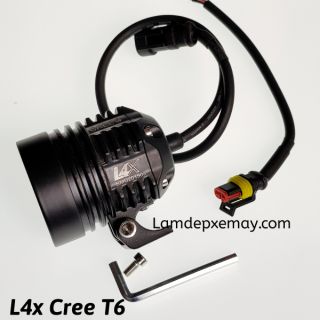 L4x cree T6 vỏ + kính thường