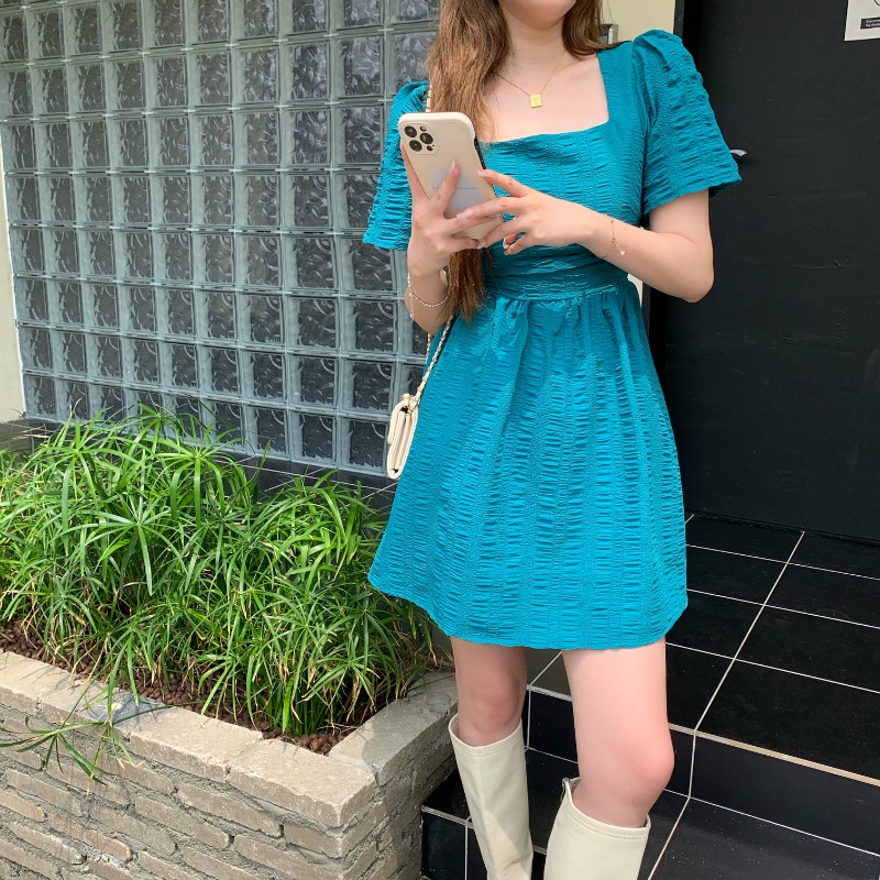 Đầm hở lưng Perty thiết kế mới thời trang mùa hè theo phong cách Hàn Quốc cho nữ