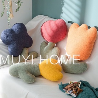 Gối Ôm Nhồi Bông Hình Cây Hoa/Gấu Trúc Dễ Thương Phong Cách Bắc Âu
