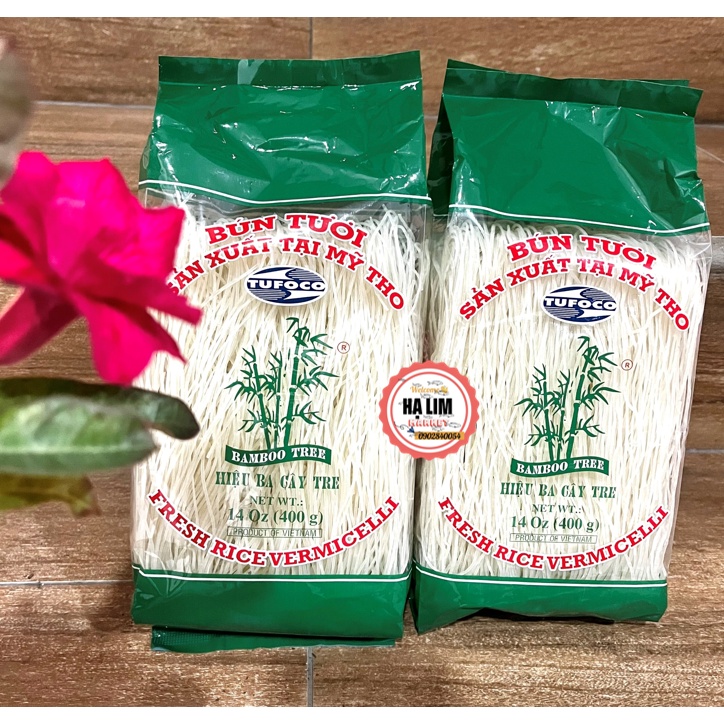 Combo 5 gói bún tươi Ba Cây Tre (400g/gói)