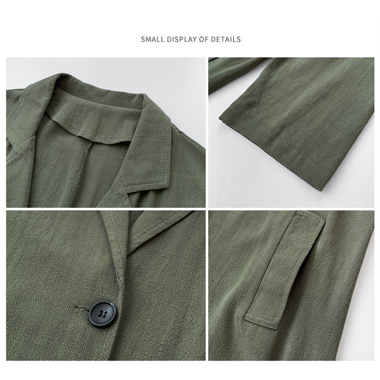 Áo Khoác Tay Dài Dáng Rộng Cổ Bẻ Thời Trang Thanh Lịch Cho Nữ M ~ 4xl | BigBuy360 - bigbuy360.vn
