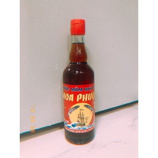 Nước mắm truyền thống cá cơm Cà Ná HOA PHƯỢNG_chai thủy tinh 0.5 lít_loại thượng hạng