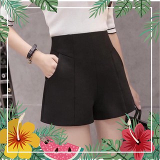 Quần short nữ cạp cao khóa sau hàng đẹp
