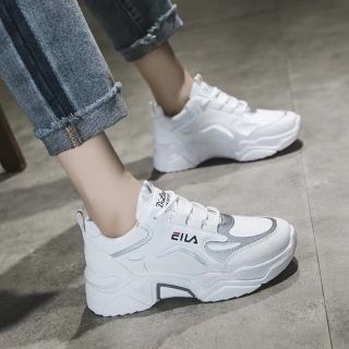 Giày thể thao nữ độn đế phản quang EILAA