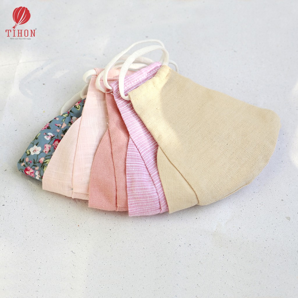 Khẩu Trang Vải TIHON 2 Lớp Xinh Xắn Cho Mẹ Và Bé | BigBuy360 - bigbuy360.vn