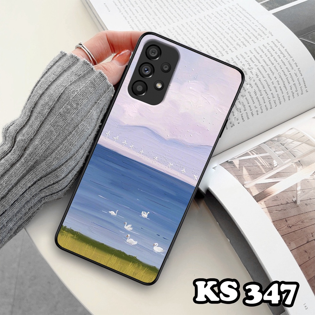 Ốp lưng Samsung A13 - A23 - A33 5G - A53 5G - A73 5G - Ốp Samsung in hình Cánh đồng hoa - Chất liệu TPU siêu bền