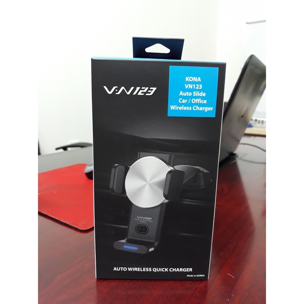 Sạc Kona VN 123 - sạc không dây chính hãng Hàn Quốc - sạc siêu tốc độ