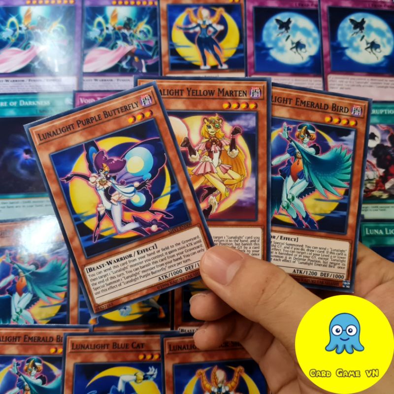 Bài YuGiOh - Bộ 63 lá bài Lunalight Celina Deck - Card Game VN