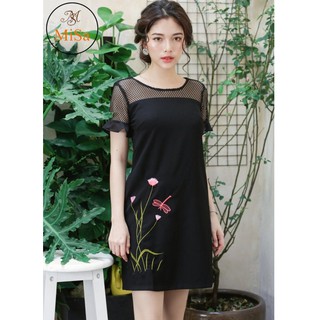 Xả hàng - đầm suông tay loe