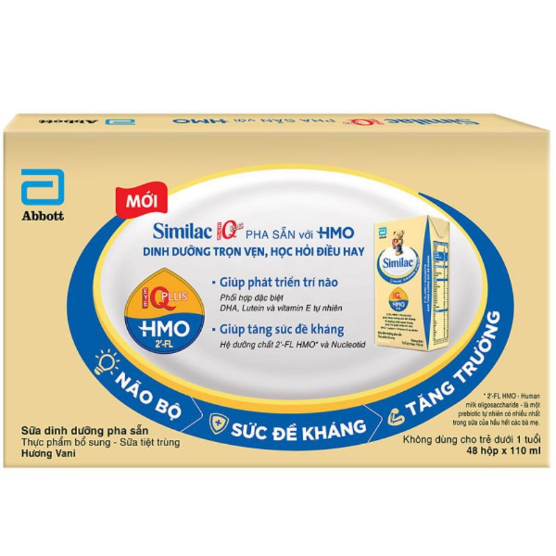 Sữa bột pha sẵn Similac thùng 48 hộp 110ml