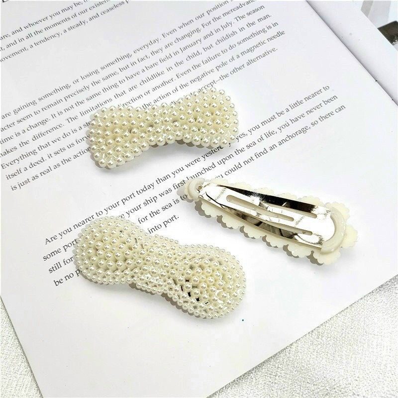 Ảnh MeowMeow+Chọn Mẫu Kẹp Đính Giả Ngọc Phong Cách HÀn Quốc
